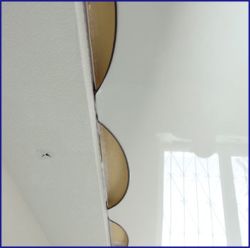 Защелкивание гарпуна в багет Защелкивание гарпуна в багет