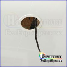 Монтаж светильника в натяжном потолке Монтаж светильника в натяжном потолке